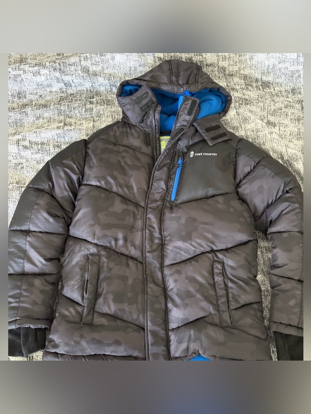 Free Country Hooded Puffer Boys Size XL